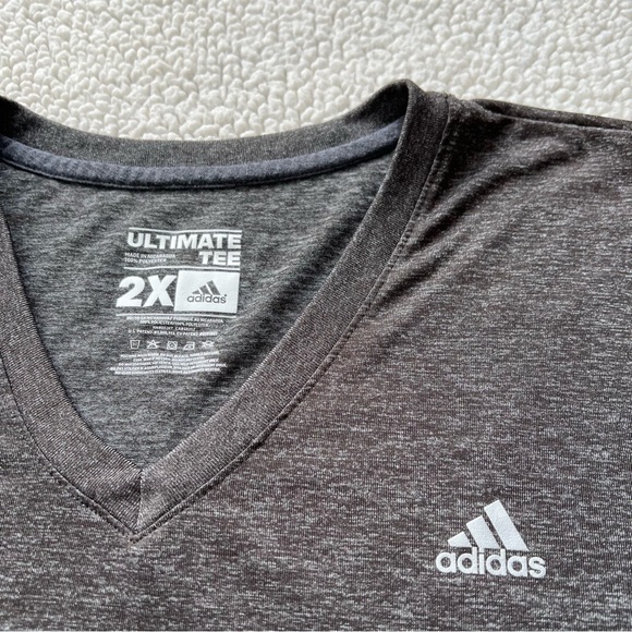Adidas V-neck Dryfit T-Shirt - Picture 4 of 4